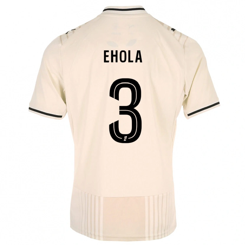 Danxen Kid Ange Ehola #3 Oldlace Black Antiquewhite Away Jersey 2026/27 T-Shirt