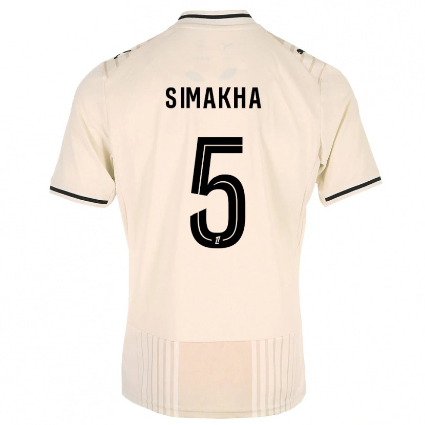 Danxen Kid Lassana Simakha #5 Oldlace Black Antiquewhite Away Jersey 2026/27 T-Shirt