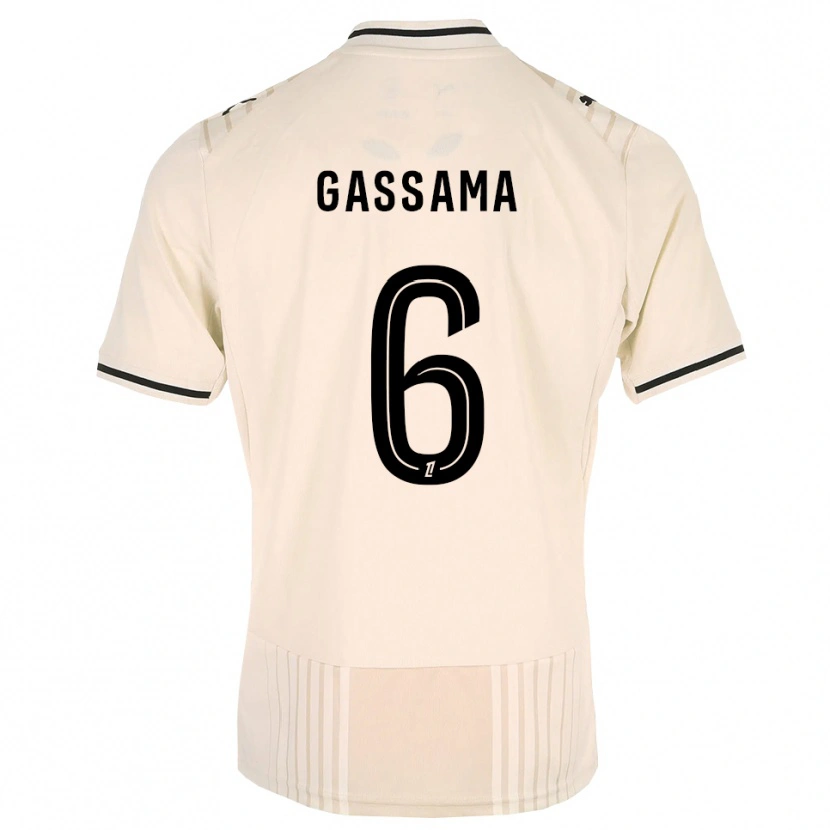 Danxen Kid Karamady Gassama #6 Oldlace Black Antiquewhite Away Jersey 2026/27 T-Shirt