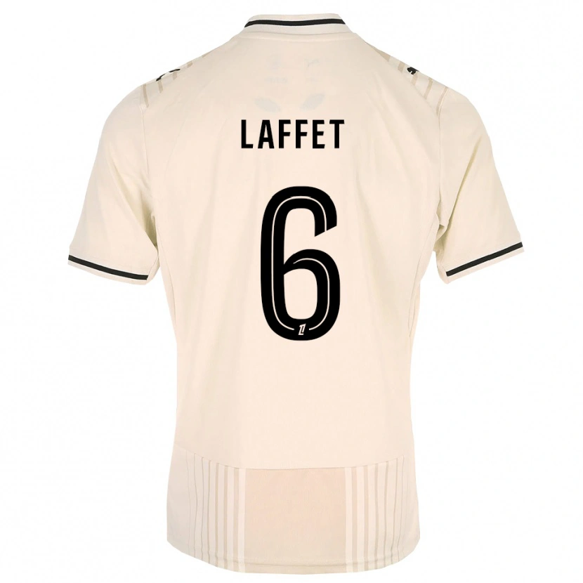 Danxen Kid Yves Laffet #6 Oldlace Black Antiquewhite Away Jersey 2026/27 T-Shirt
