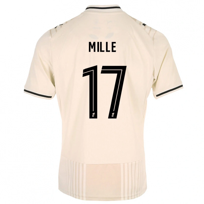 Danxen Kid Antoine Mille #17 Oldlace Black Antiquewhite Away Jersey 2026/27 T-Shirt