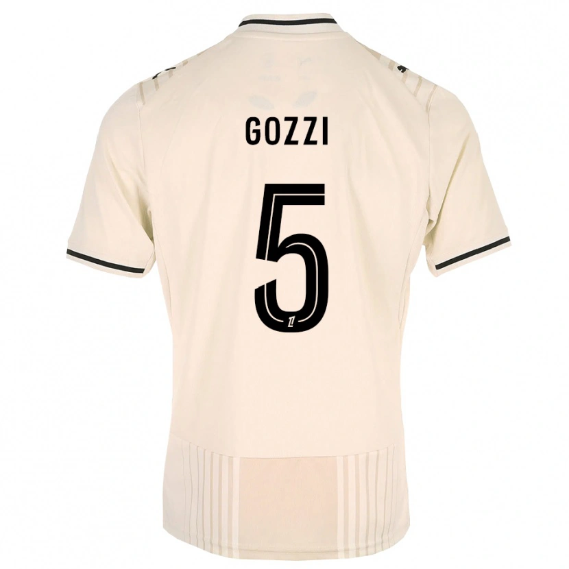 Danxen Kid Paolo Gozzi #5 Oldlace Black Antiquewhite Away Jersey 2026/27 T-Shirt