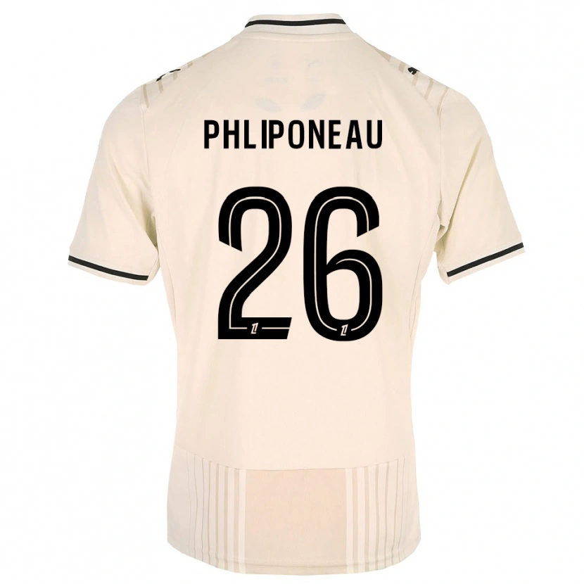 Danxen Kid Alexandre Phliponeau #26 Oldlace Black Antiquewhite Away Jersey 2026/27 T-Shirt