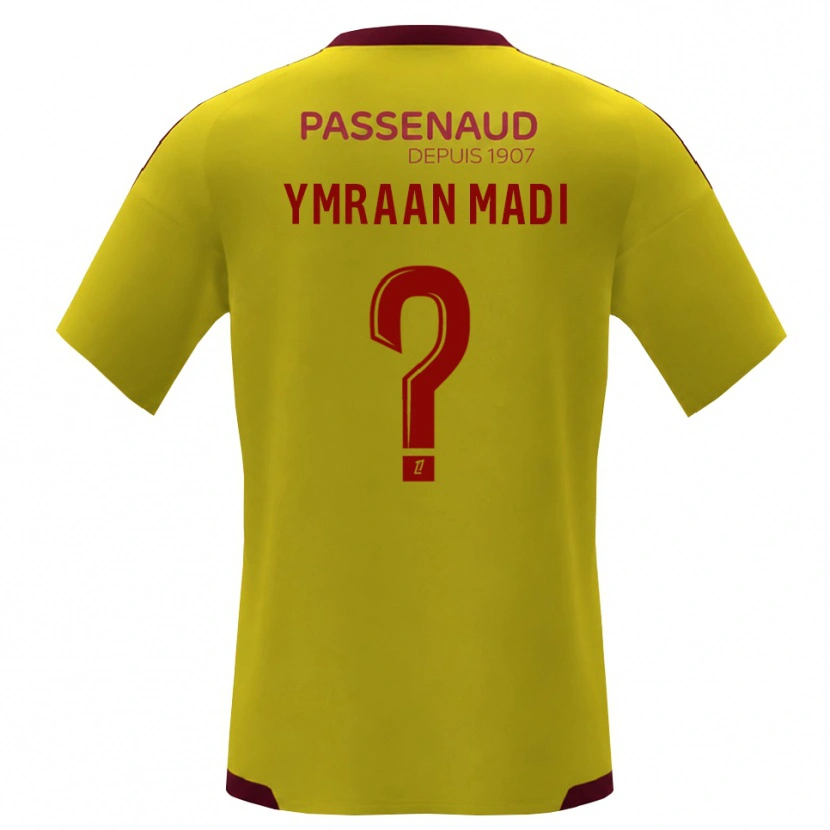 Danxen Kid Ymraan Madi #0 Yellow Red Green Away Jersey 2026/27 T-Shirt