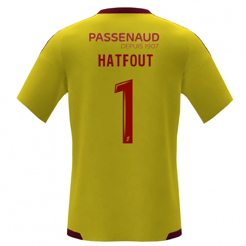 Danxen Kid Ewan Hatfout #1 Yellow Red Green Away Jersey 2026/27 T-Shirt