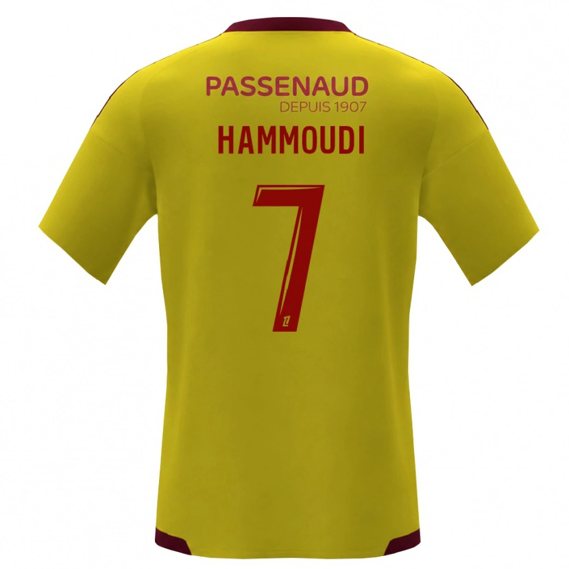 Danxen Kid Izhak Hammoudi #7 Yellow Red Green Away Jersey 2026/27 T-Shirt