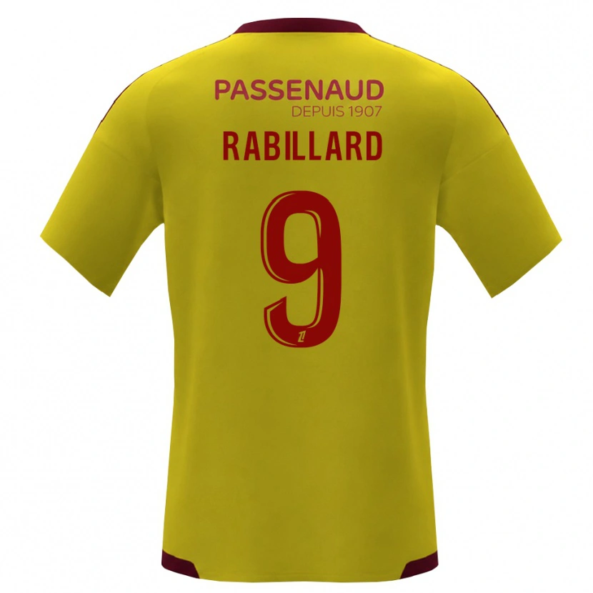 Danxen Kid Antoine Rabillard #9 Yellow Red Green Away Jersey 2026/27 T-Shirt