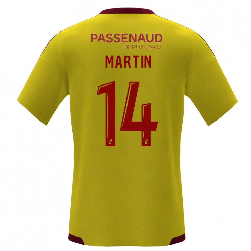Danxen Kid Lucas Martin #14 Yellow Red Green Away Jersey 2026/27 T-Shirt