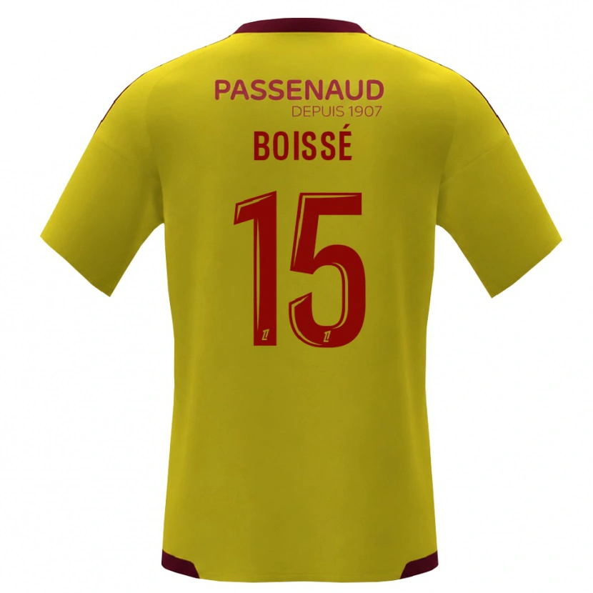 Danxen Kid Noa Boissé #15 Yellow Red Green Away Jersey 2026/27 T-Shirt