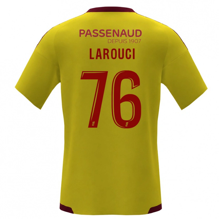 Danxen Kid Yasser Larouci #76 Yellow Red Green Away Jersey 2026/27 T-Shirt