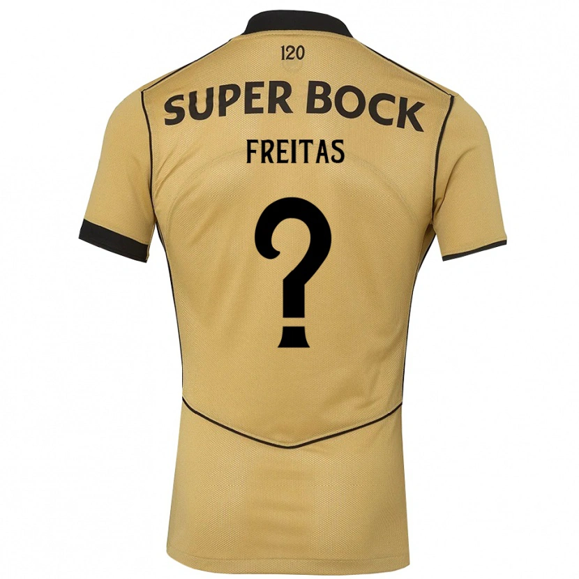 Danxen Kid Tiago Freitas #0 Goldenrod Black Away Jersey 2026/27 T-Shirt