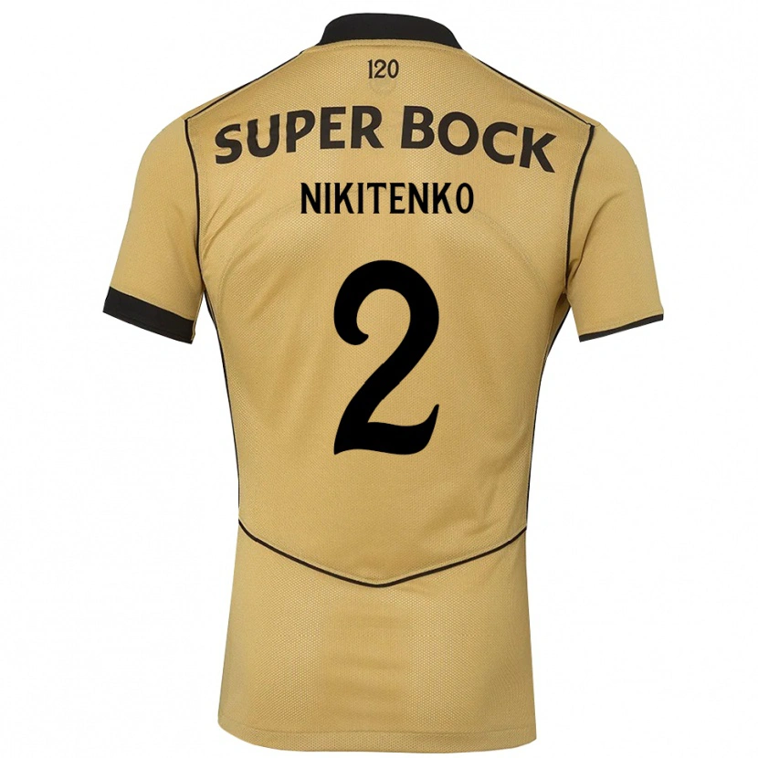 Danxen Kid Konstantin Nikitenko #2 Goldenrod Black Away Jersey 2026/27 T-Shirt