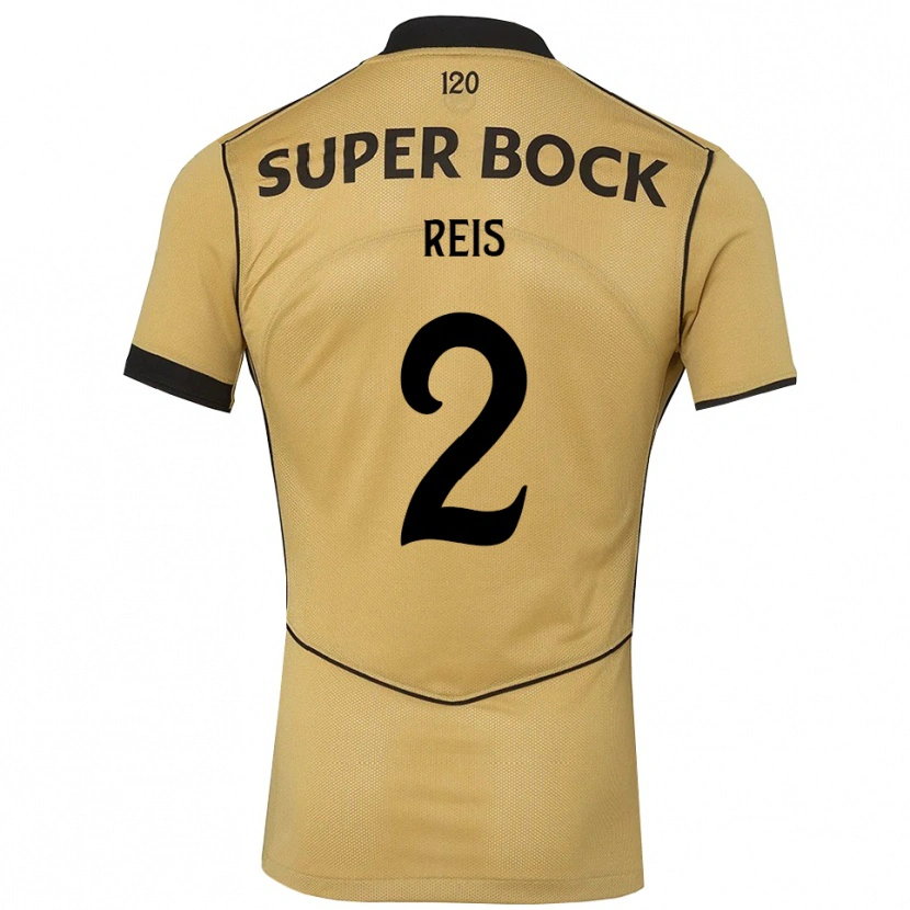 Danxen Kid Matheus Reis #2 Goldenrod Black Away Jersey 2026/27 T-Shirt