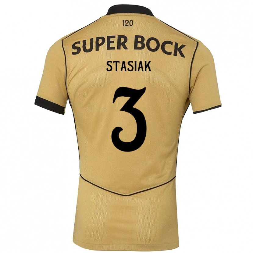 Danxen Kid Jakub Stasiak #3 Goldenrod Black Away Jersey 2026/27 T-Shirt
