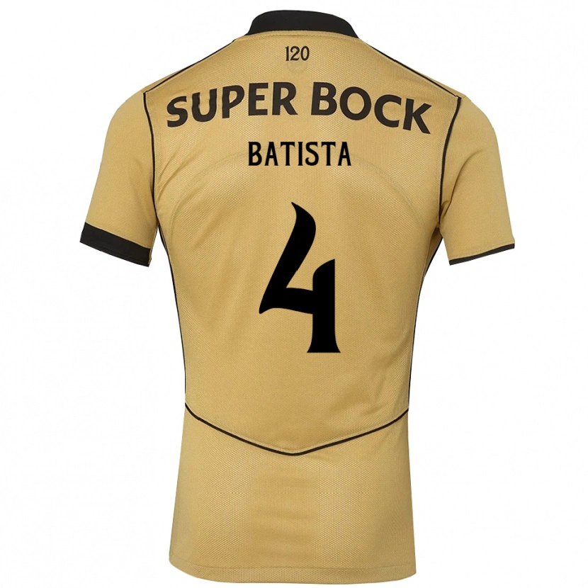Danxen Kid Reisson Batista #4 Goldenrod Black Away Jersey 2026/27 T-Shirt