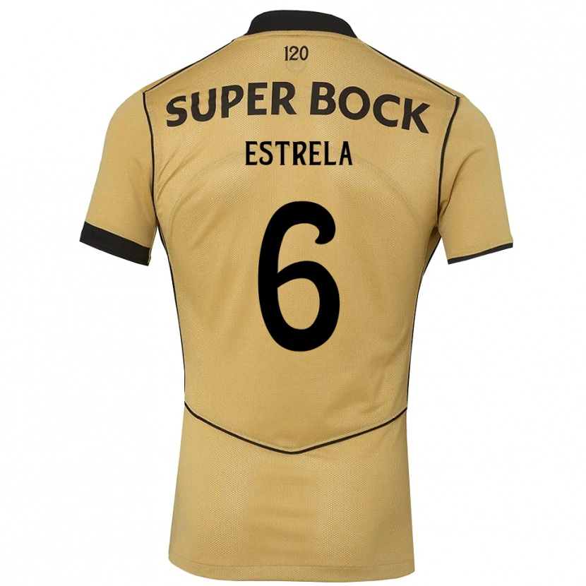 Danxen Kid Bento Estrela #6 Goldenrod Black Away Jersey 2026/27 T-Shirt