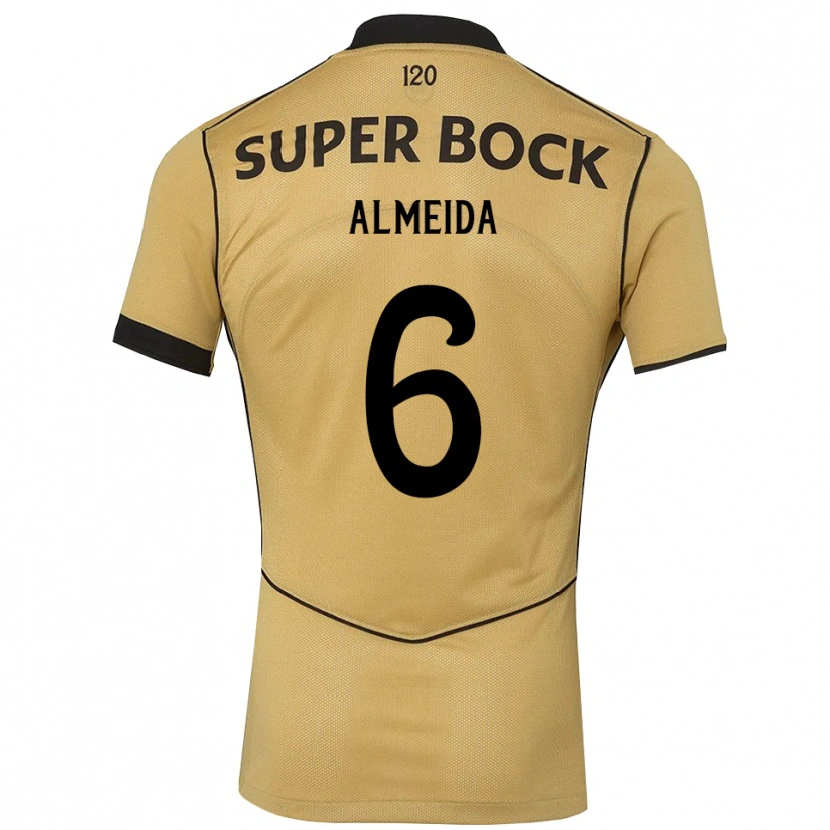 Danxen Kid Martim Almeida #6 Goldenrod Black Away Jersey 2026/27 T-Shirt