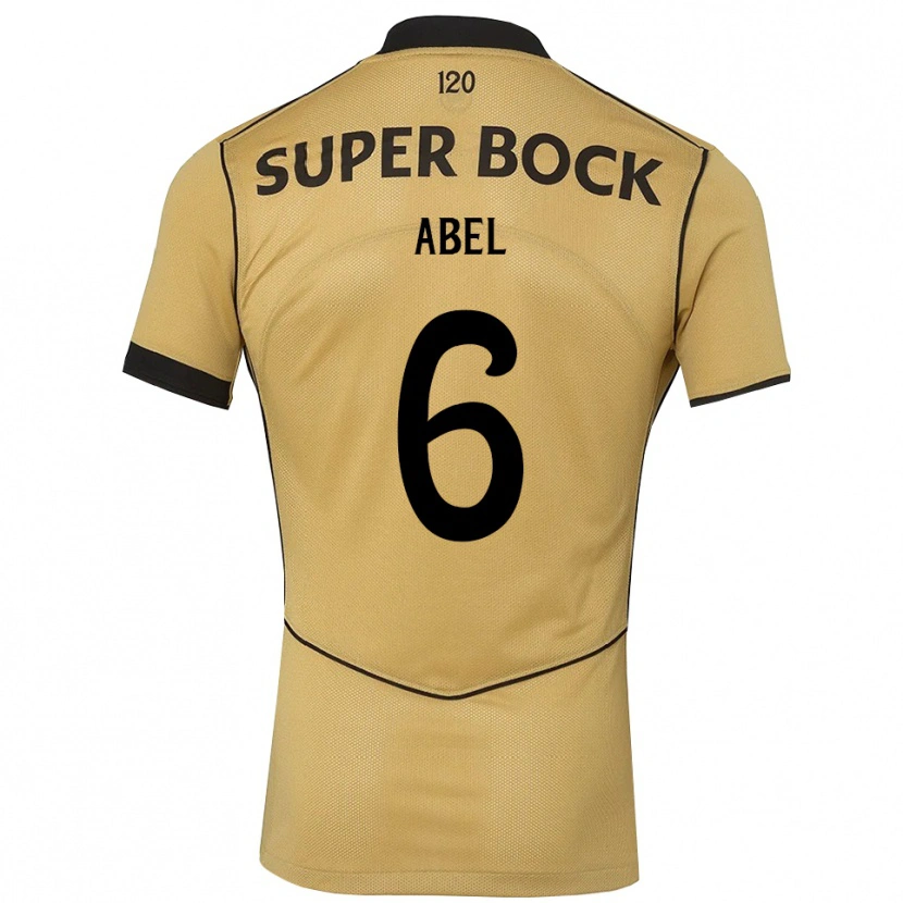 Danxen Kid Luís Abel #6 Goldenrod Black Away Jersey 2026/27 T-Shirt