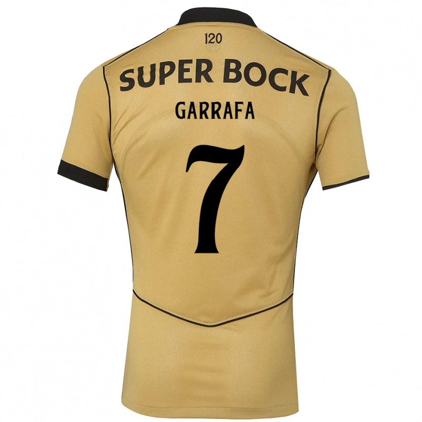 Danxen Kid José Garrafa #7 Goldenrod Black Away Jersey 2026/27 T-Shirt