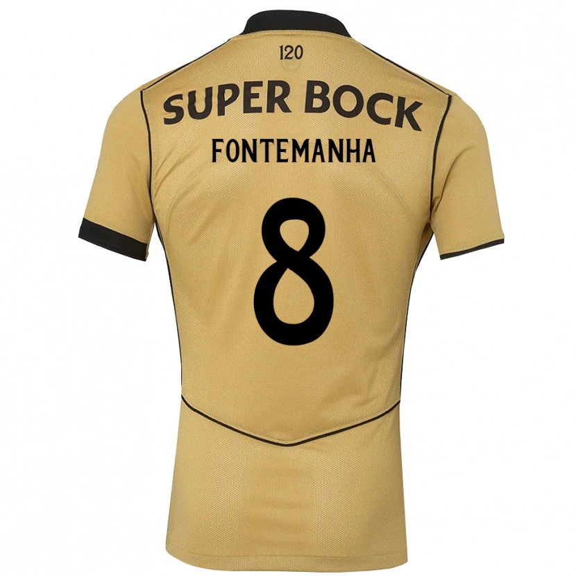 Danxen Kid Rita Fontemanha #8 Goldenrod Black Away Jersey 2026/27 T-Shirt
