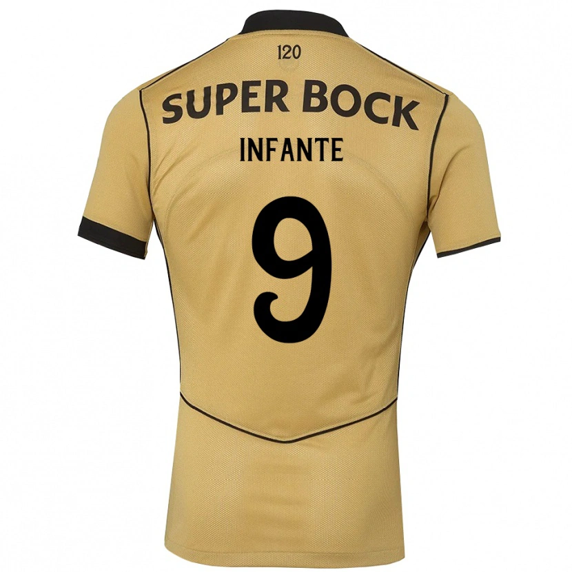 Danxen Kid João Infante #9 Goldenrod Black Away Jersey 2026/27 T-Shirt