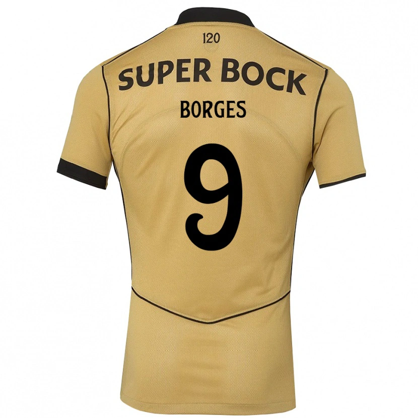Danxen Kid Ana Borges #9 Goldenrod Black Away Jersey 2026/27 T-Shirt
