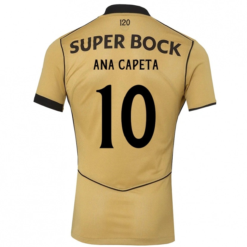 Danxen Kid Ana Capeta #10 Goldenrod Black Away Jersey 2026/27 T-Shirt