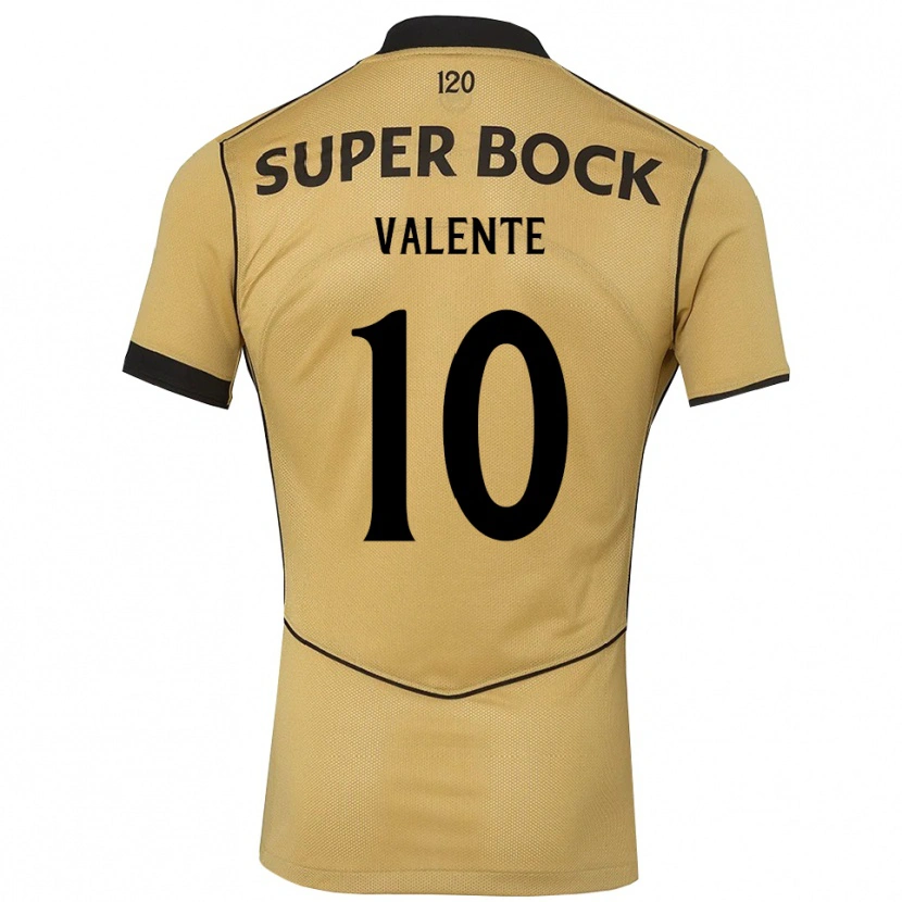 Danxen Kid João Valente #10 Goldenrod Black Away Jersey 2026/27 T-Shirt