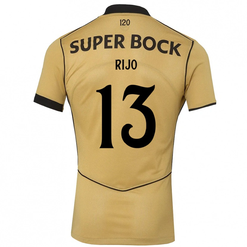 Danxen Kid João Rijo #13 Goldenrod Black Away Jersey 2026/27 T-Shirt