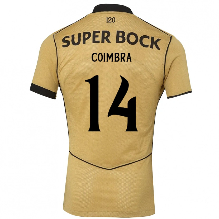 Danxen Kid Telmo Coimbra #14 Goldenrod Black Away Jersey 2026/27 T-Shirt