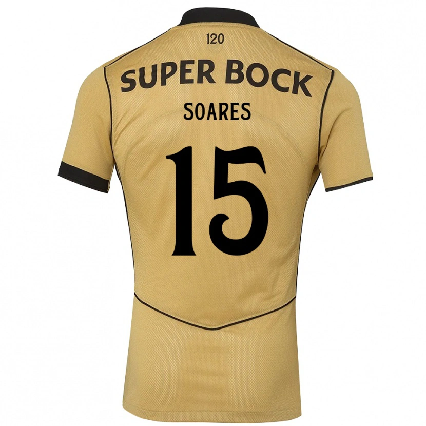Danxen Kid Simão Soares #15 Goldenrod Black Away Jersey 2026/27 T-Shirt
