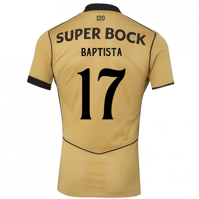 Danxen Kid Brandão Baptista #17 Goldenrod Black Away Jersey 2026/27 T-Shirt
