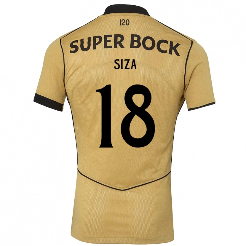 Danxen Kid Sergio Siza #18 Goldenrod Black Away Jersey 2026/27 T-Shirt