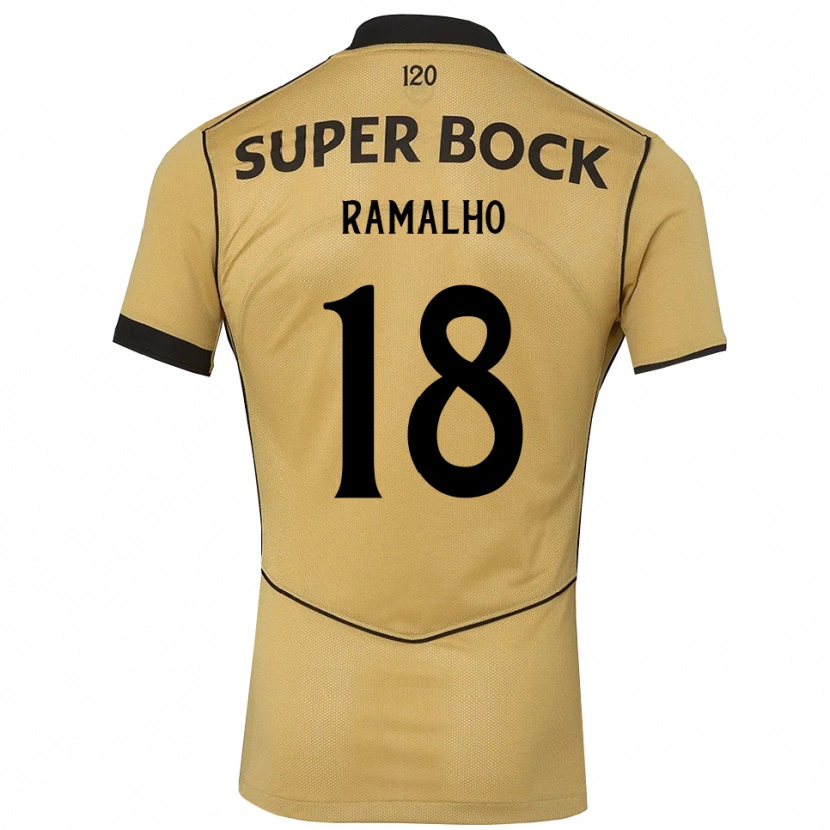 Danxen Kid Inês Filipa Ramalho Gonçalves #18 Goldenrod Black Away Jersey 2026/27 T-Shirt