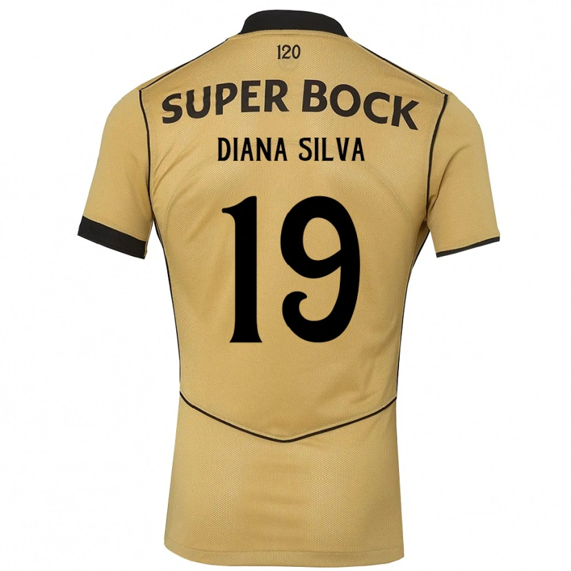 Danxen Kid Diana Micaela Abreu De Sousa E Silva #19 Goldenrod Black Away Jersey 2026/27 T-Shirt