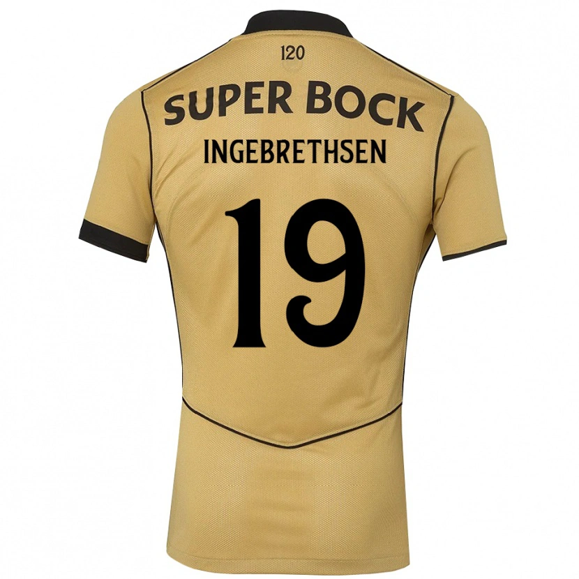 Danxen Kid Erik Ingebrethsen #19 Goldenrod Black Away Jersey 2026/27 T-Shirt