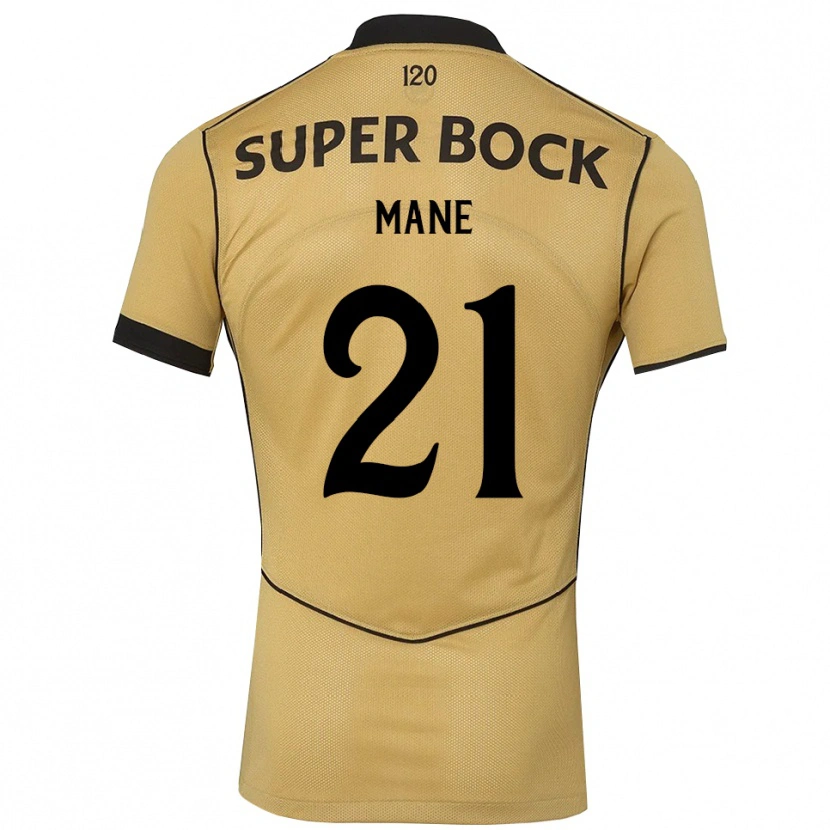 Danxen Kid Isnaba Mane #21 Goldenrod Black Away Jersey 2026/27 T-Shirt
