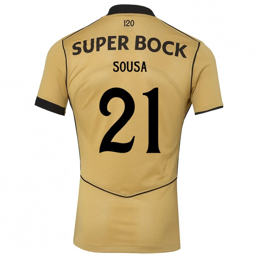 Danxen Kid Margarida Sousa #21 Goldenrod Black Away Jersey 2026/27 T-Shirt