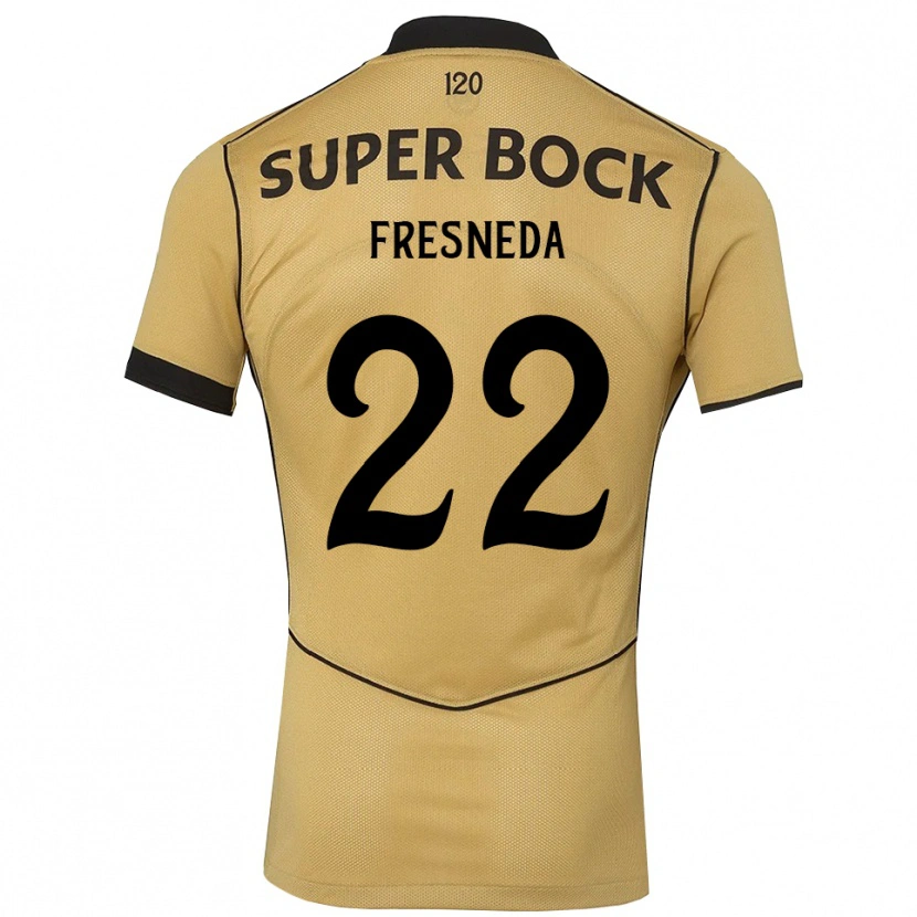 Danxen Kid Iván Fresneda #22 Goldenrod Black Away Jersey 2026/27 T-Shirt
