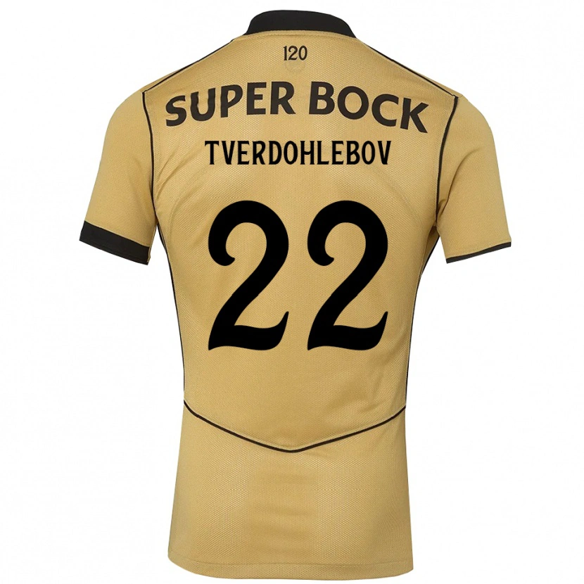 Danxen Kid Alex Tverdohlebov #22 Goldenrod Black Away Jersey 2026/27 T-Shirt