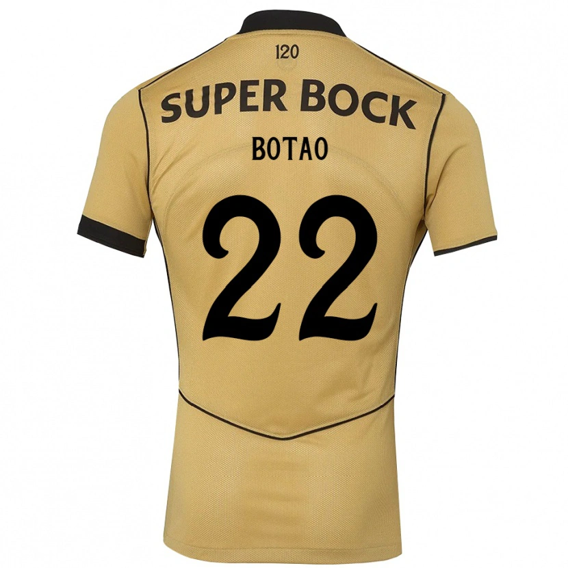 Danxen Kid Martim Botão #22 Goldenrod Black Away Jersey 2026/27 T-Shirt