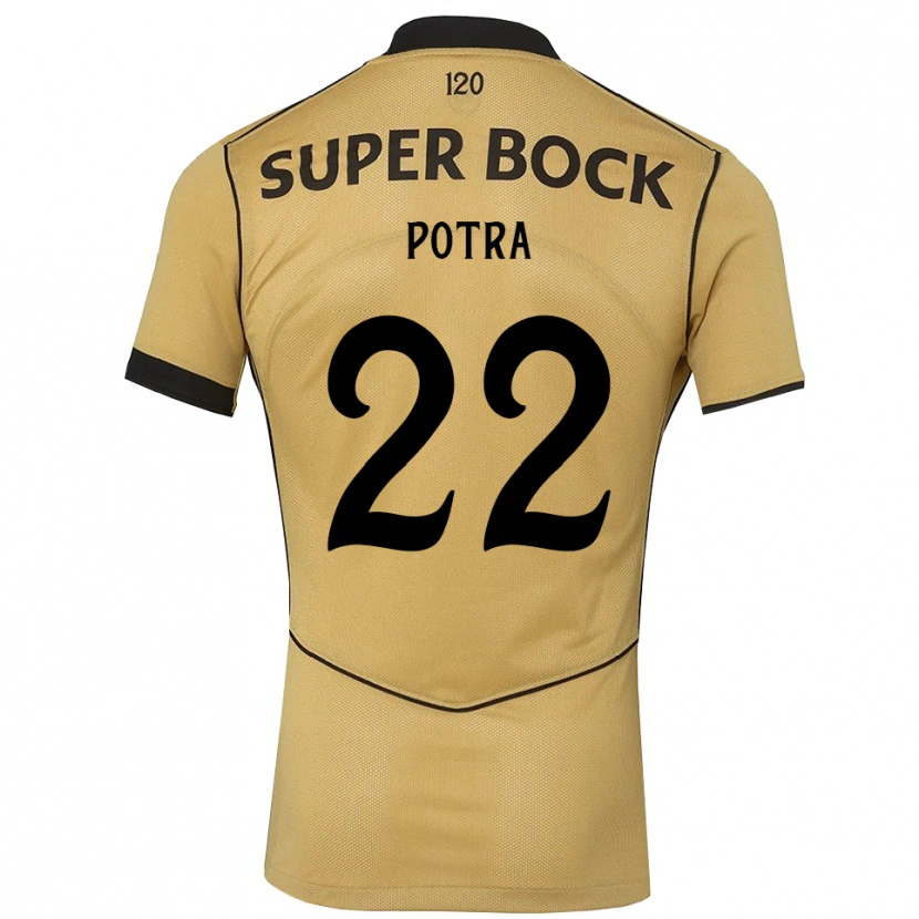 Danxen Kid Catarina Sofia Branco Potra #22 Goldenrod Black Away Jersey 2026/27 T-Shirt