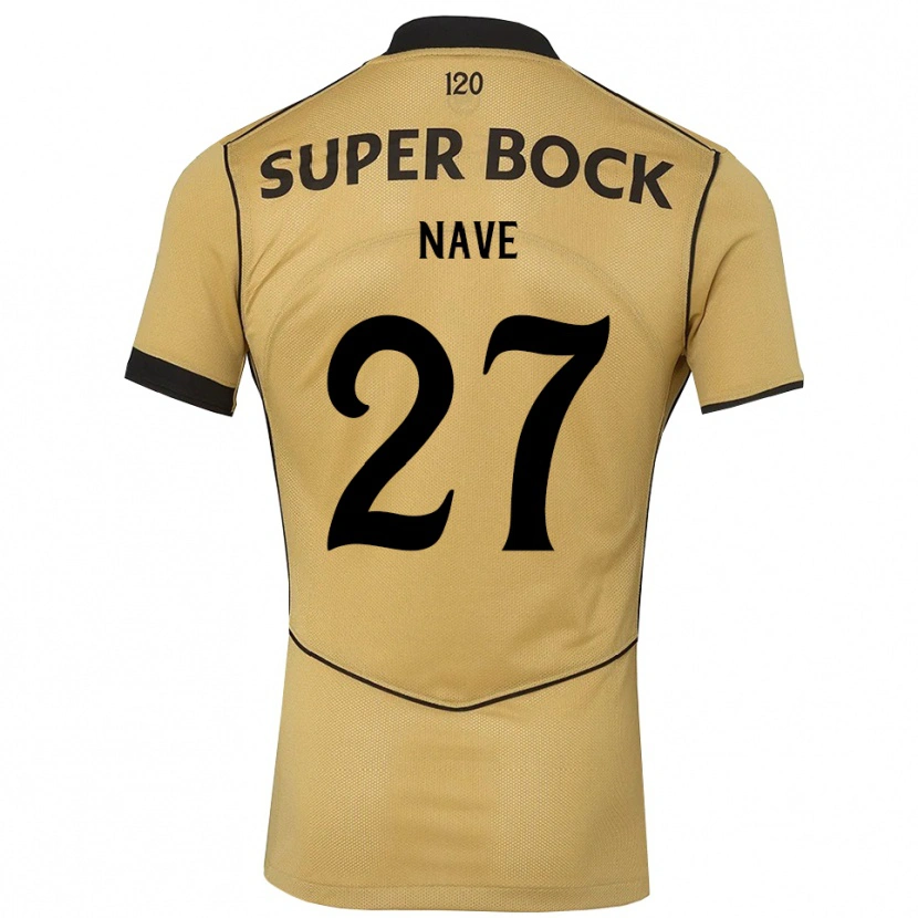 Danxen Kid Matilde Nave #27 Goldenrod Black Away Jersey 2026/27 T-Shirt