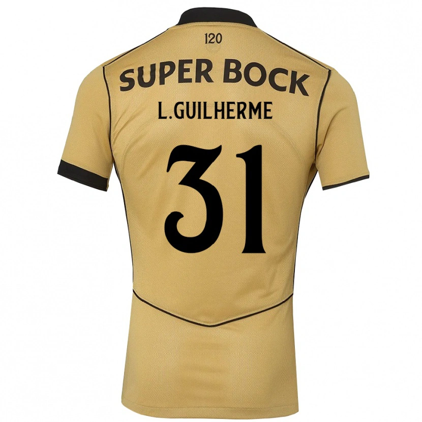 Danxen Kid Luís Guilherme #31 Goldenrod Black Away Jersey 2026/27 T-Shirt