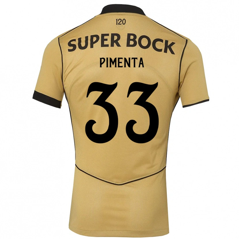 Danxen Kid Carolina Pimenta #33 Goldenrod Black Away Jersey 2026/27 T-Shirt
