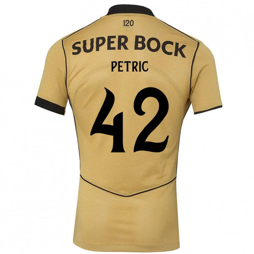 Danxen Kid Luka Petric #42 Goldenrod Black Away Jersey 2026/27 T-Shirt