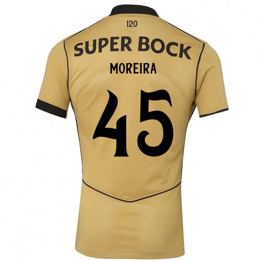 Danxen Kid David Moreira #45 Goldenrod Black Away Jersey 2026/27 T-Shirt