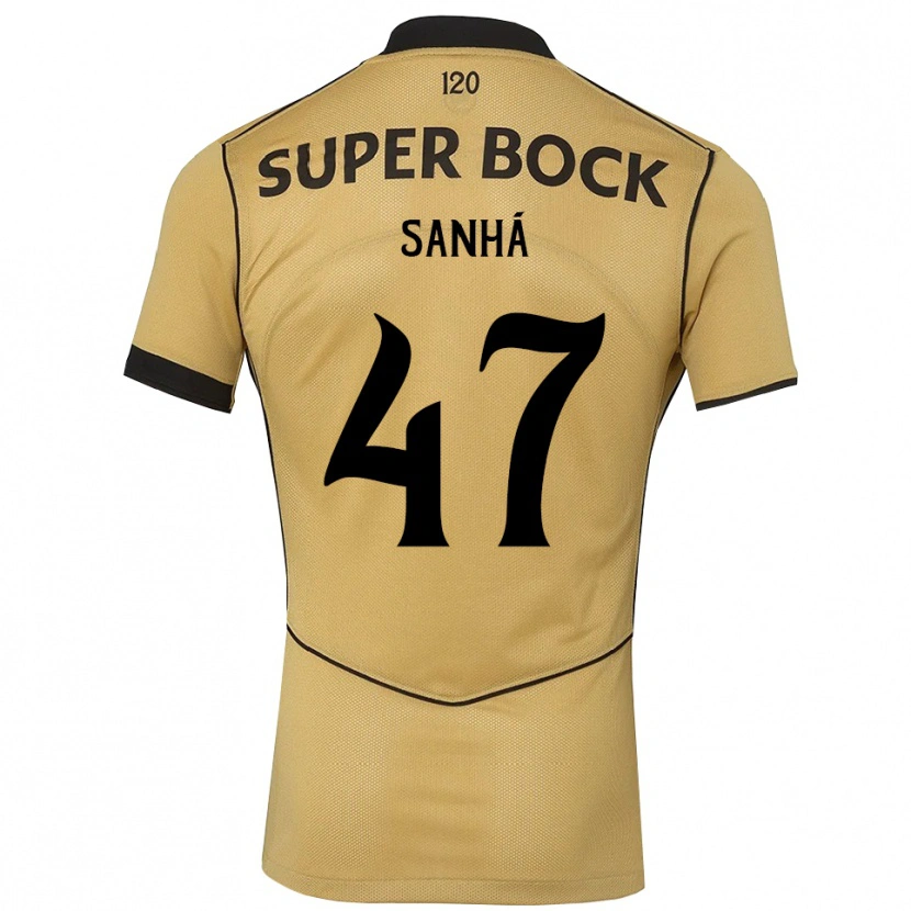 Danxen Kid Micael Sanhá #47 Goldenrod Black Away Jersey 2026/27 T-Shirt