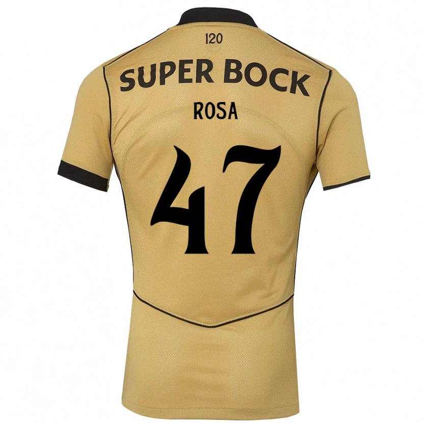 Danxen Kid Mariana Rosa #47 Goldenrod Black Away Jersey 2026/27 T-Shirt