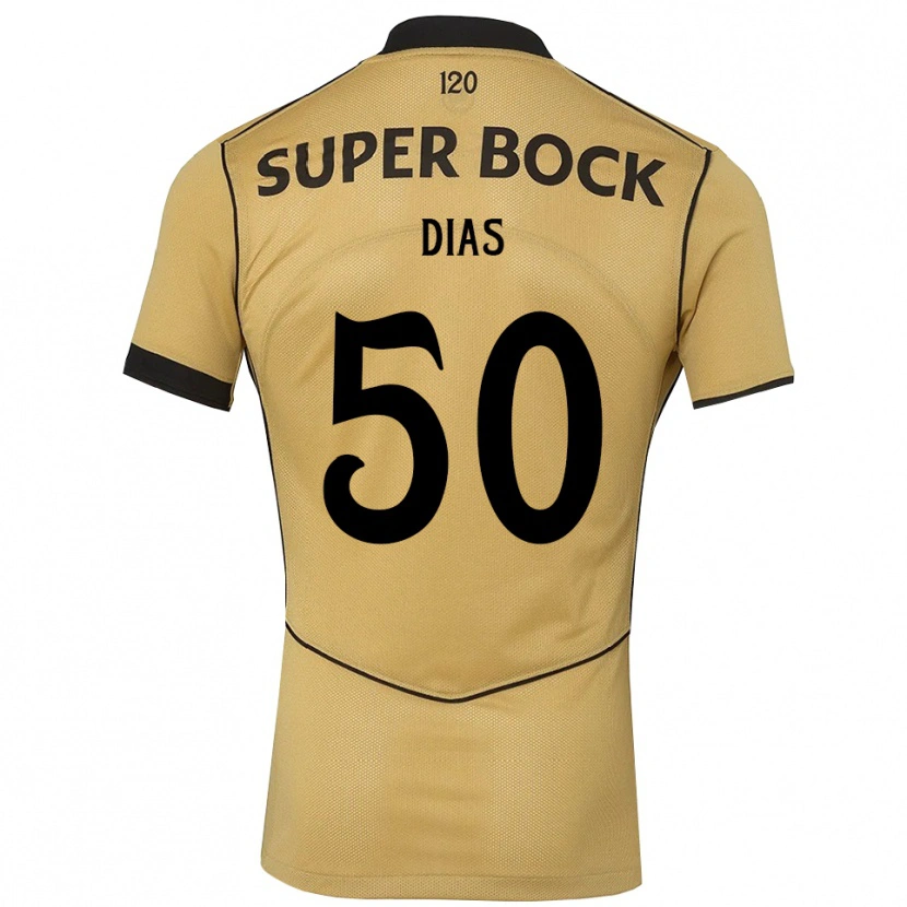 Danxen Kid Rodrigo Dias #50 Goldenrod Black Away Jersey 2026/27 T-Shirt